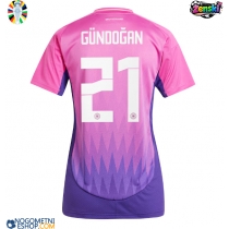 Ženski Nogometni dresi Nemčija Ilkay Gundogan #21 Gostujoči EP 2024 Kratek Rokav